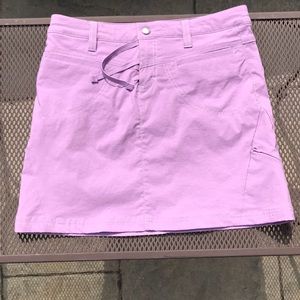 Athleta lilac adjustable waste skirt size 2